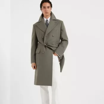 Brunello Cucinelli Double-Breasted Wool Coat Guide