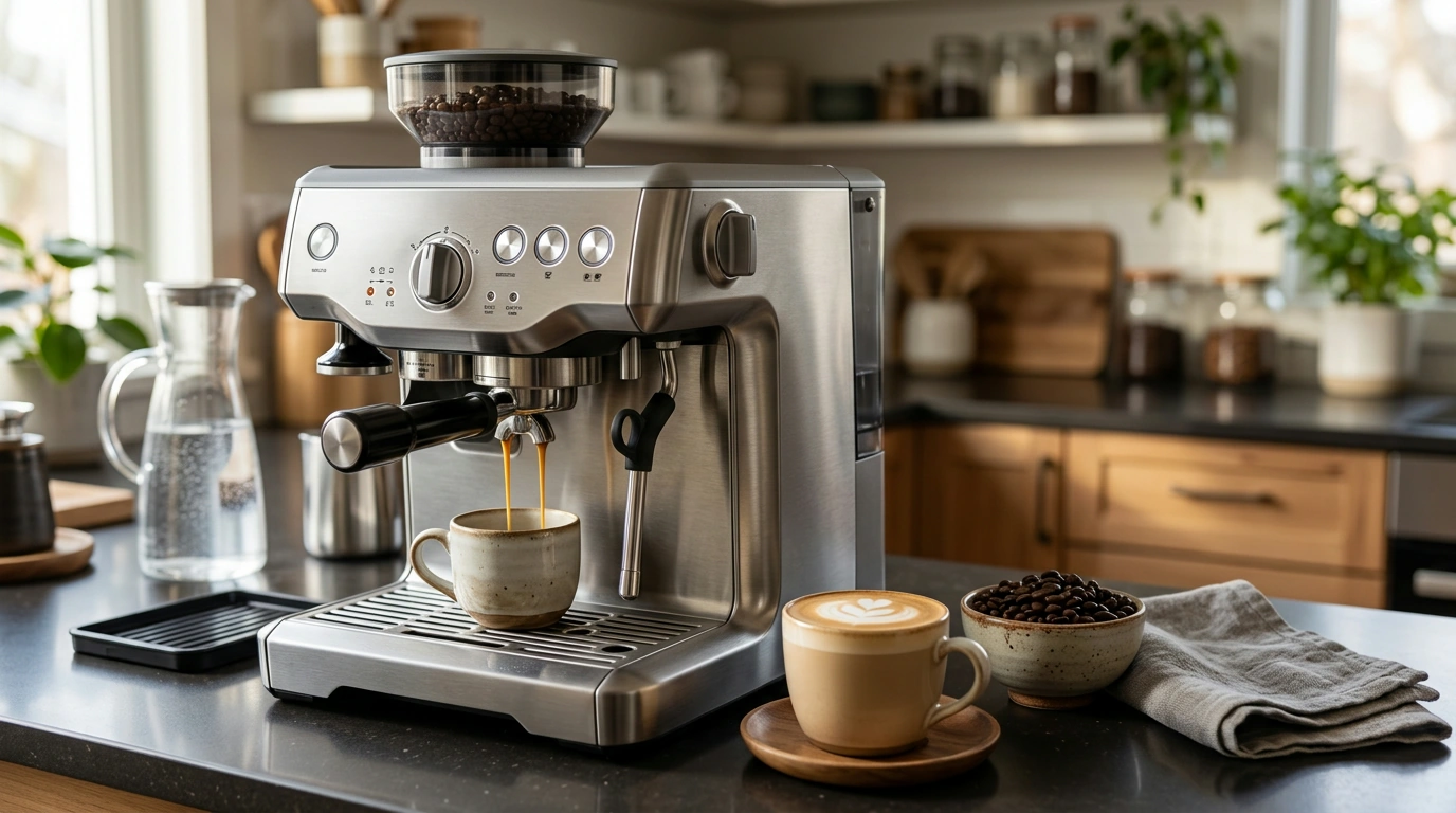 Automatic Espresso Machine: Cafe Results at Home Fast