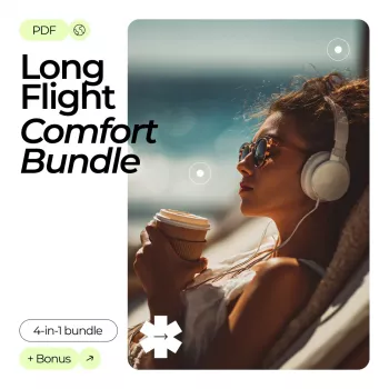 Long-Haul Flight Comfort: Pre, In-Flight & Landing Plan